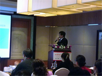 社長楊建中が上海で開催された第9回中国パーソナルケア技術討論会（Ringier AG主催）にて講演を行いました